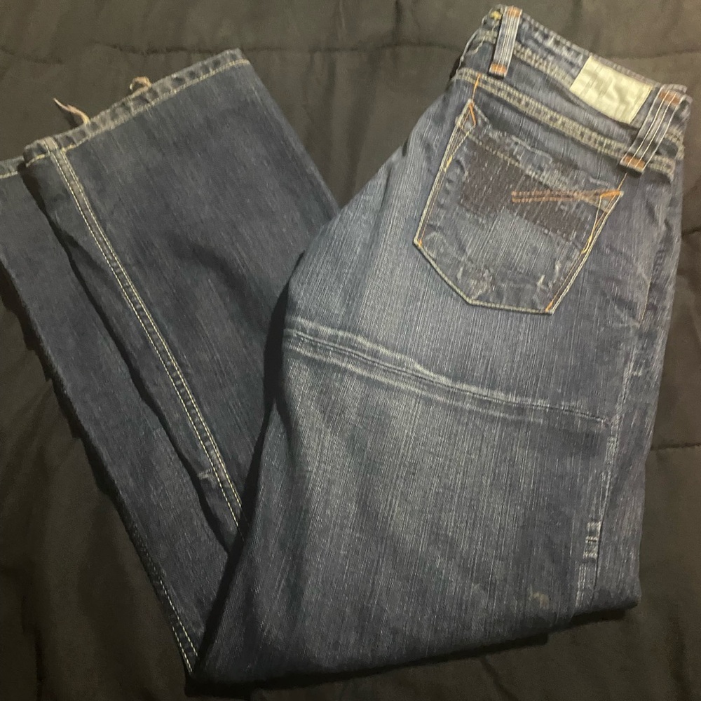 Taverniti So Jeans Dark Blue Straight-Leg Denim